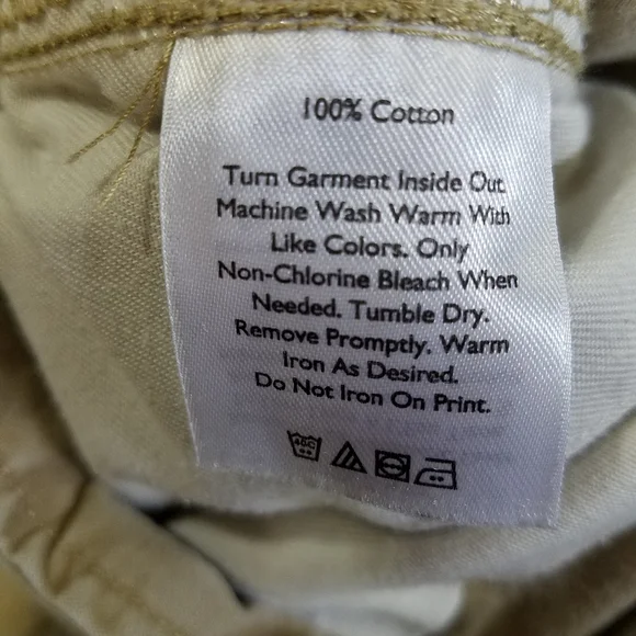 Eddie Bauer pants tan khaki pants 32x30 excellent condition - Picture 5 of 9